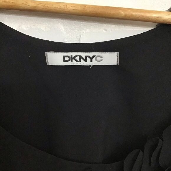 DKNYC Black Dress Embellishments Black Petals - Picture 9 of 15